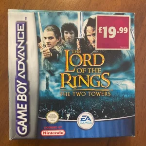 Lord of the Rings: The Two Towers GBA cartridge