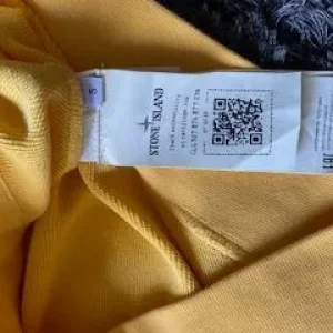 Stone Island Men's Small Hoodie Yellow - Image 4