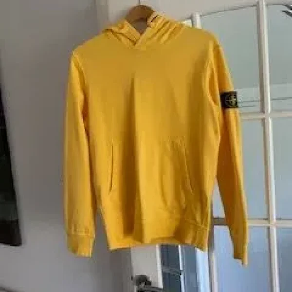 Stone Island Men's Small Hoodie Yellow