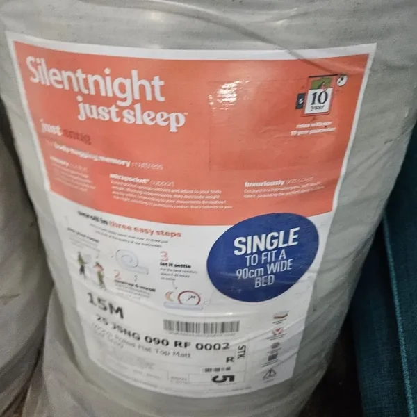 Silentnight Just Sleep Snug Memory Foam Mattress - Single