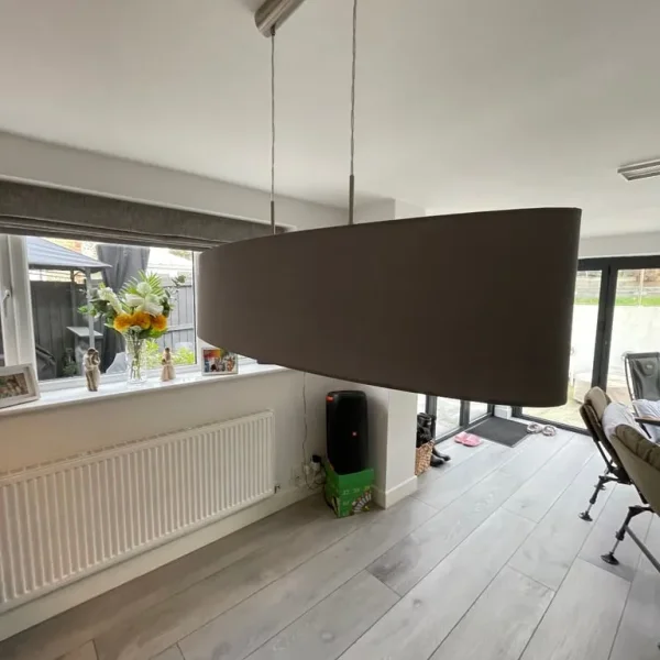 Grey ceiling light