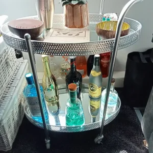 Retro drinks trolley