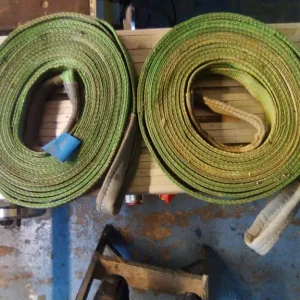 2 off 10 metre 2 tonne lifting straps