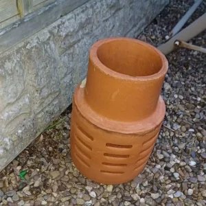 Terracotta Gas Terminal Chimney Pot Cowl or Flower Pot