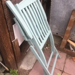 4 Teak Wood Folding Garden Chairs - Image 3