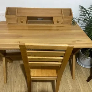 ASPACE solid wood desk and chair set