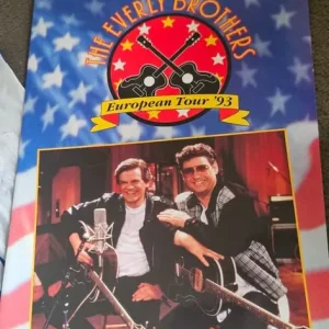 Everly Brothers tour booklet