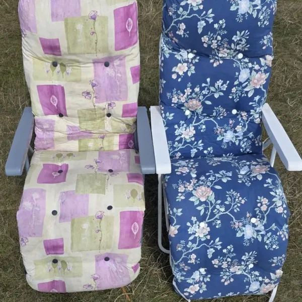 Garden chair and sun lounger pair