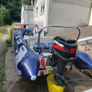 Avon 450 rib 60hp mercury - Image 2