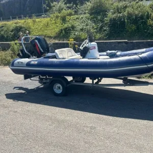 Avon 450 rib 60hp mercury - Image 6