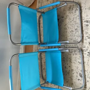 Lidl small beach chairs x 2 - Image 2