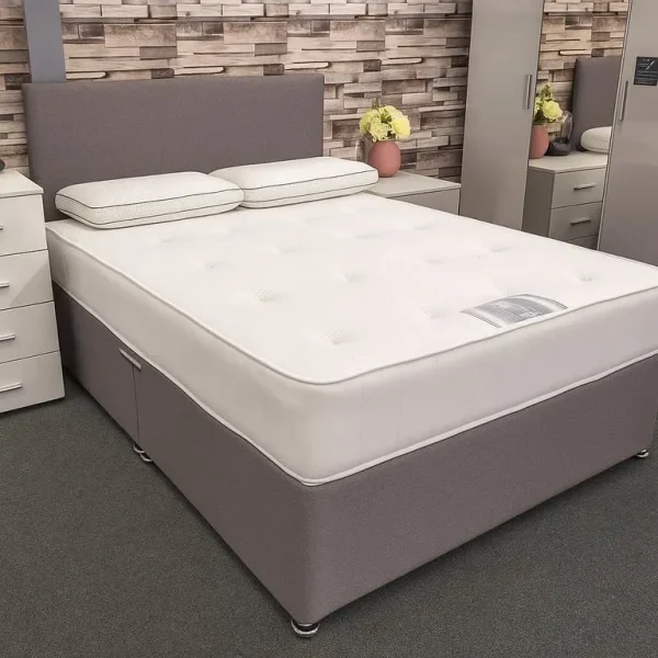 Divan bed with built-in drawers and soft touch – Single, Small Double, Double, King Size
