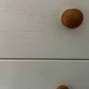 Cream & Oak 5 Drawer Chest - Image 2