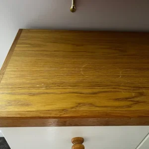 Cream & Oak 5 Drawer Chest - Image 4