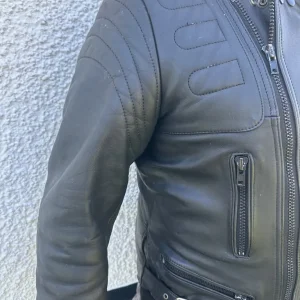 Leather biker’s jacket - Image 2