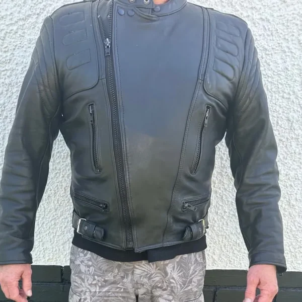 Leather biker’s jacket