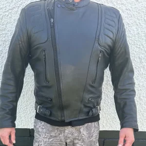 Leather biker’s jacket