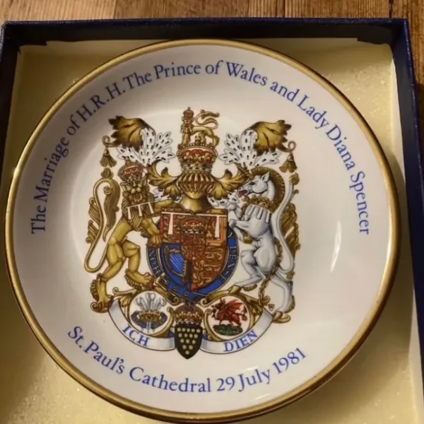 Vintage Lady Diana and Charles Wedding Plate