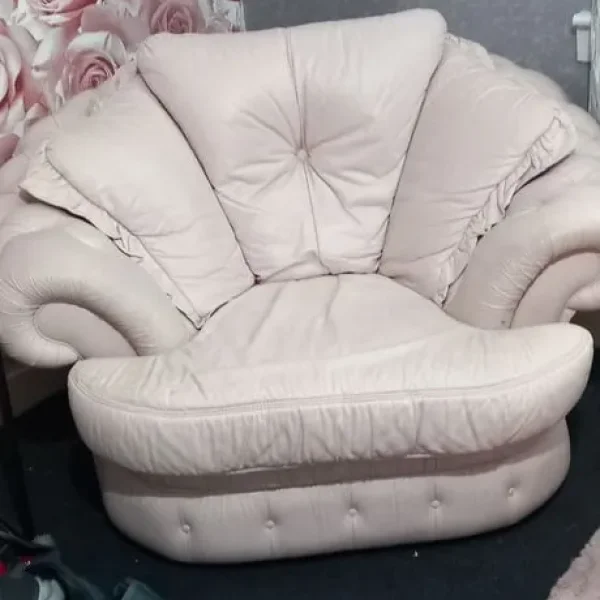 2 seater and 1 chair Leather sofa suite