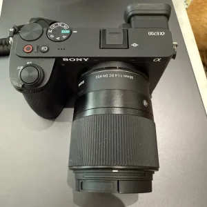 Sony A6700 with 16-50mm and Sigma 30mm F1.4 lens