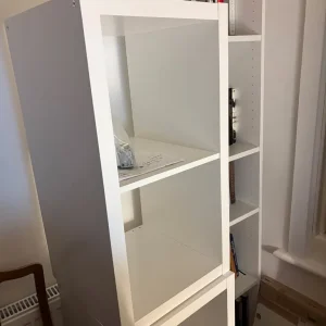 Kallax 2x2 shelf units and 2x door inserts (unused, assembled)