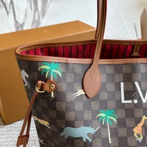 Louis Vuitton Neverfull Shopping Bag - Image 2