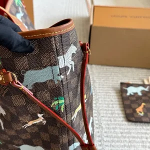 Louis Vuitton Neverfull Shopping Bag - Image 5