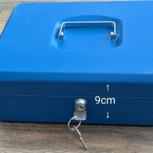 Lock box with 2 keys and security holes - Image 2