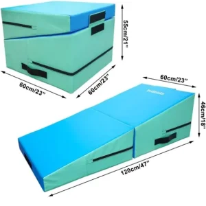 Foldable Incline Gymnastics Mat, Wedge Gymnastics Mat
