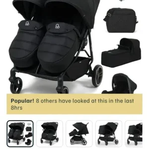 Puggle Double Pram/Double Buggy