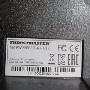 Thrustmaster T80 steering wheel and pedals - Image 4