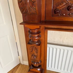 Solid wood fire surround - Image 3