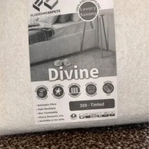 Divine twist dark beige carpet 4 m wide - Image 2