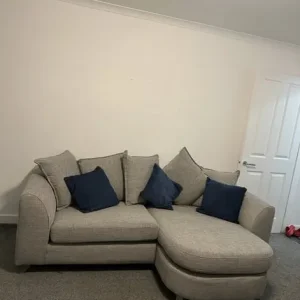 Grey Fabric Sofa Suite