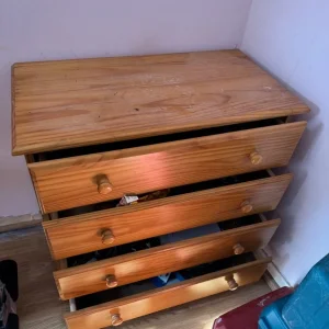 Sturdy Wooden Chest with 4 Drawers - Image 2