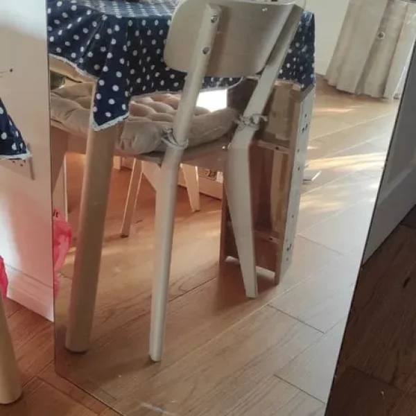 Two large mirrors