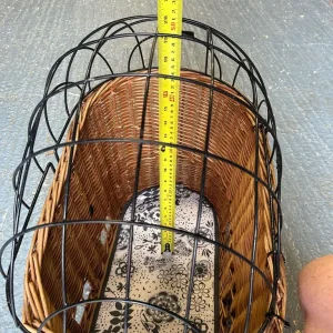 Basil Pasja Animals bike basket with dome wire cover - Image 8