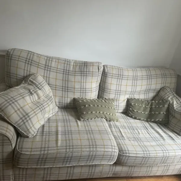 3 Piece Cream Sofa Set