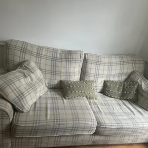 3 Piece Cream Sofa Set