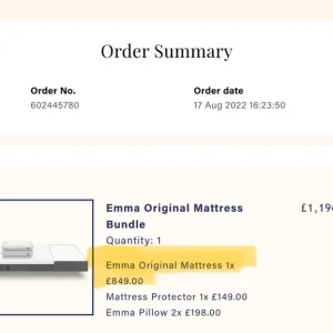 Emma Original Kingsize Mattress - Image 5