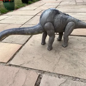 Two large dinosaurs