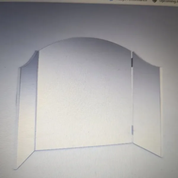 new boxed tri-fold mirror
