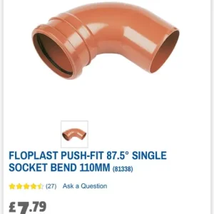 90 degree drainage bends