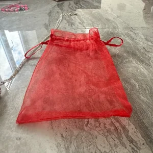 Necklace with Red Crystal Strawberry Pendant - Image 8