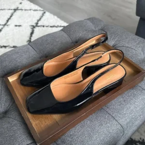 Black slingbacks size 3 - Image 3