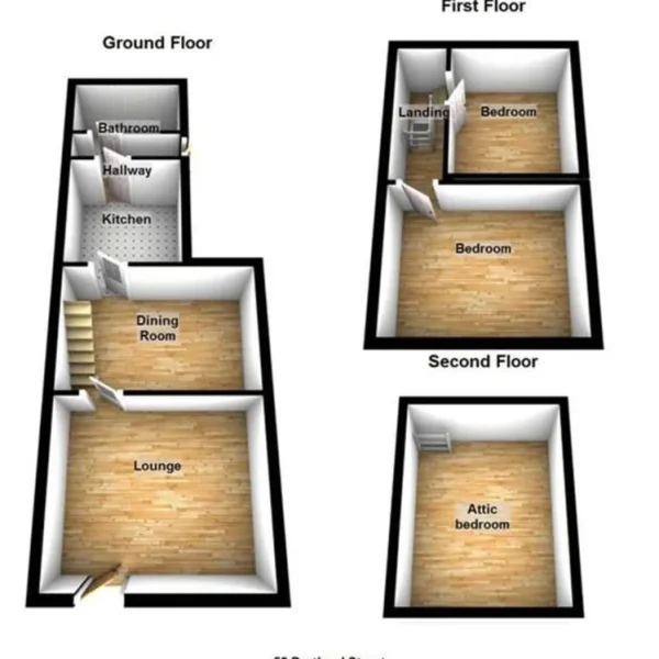 3 bedroom end of terrace house