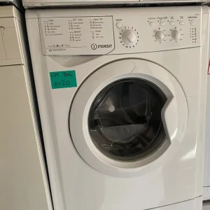 WHITE INDESIT 8KG DRUM WASHING MACHINE