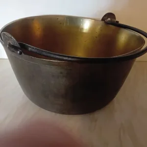 Brass polished cooking jam pan - Image 2