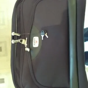 SMALL SUITCASE ON WHEELS AND ANTLER TRAVEL BAG - Image 5