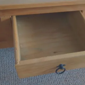 Corona Coffee Table – Solid Wood, Gently Used - Image 3
